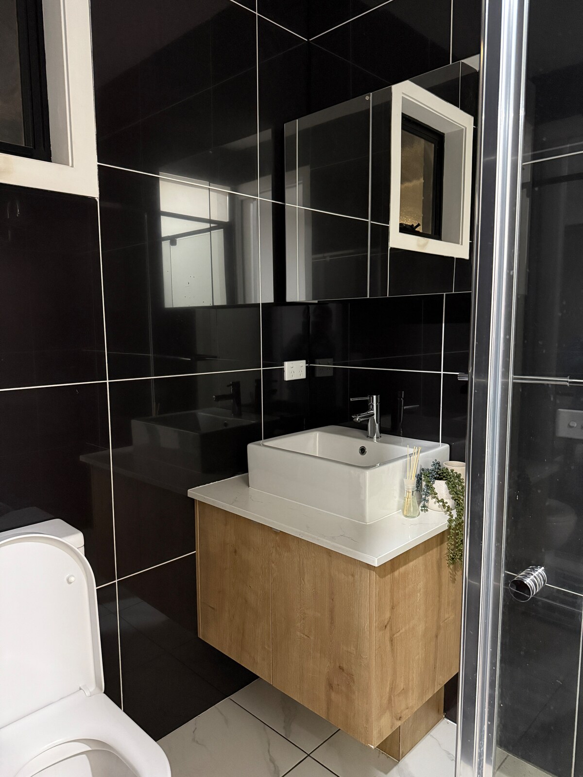 Ensuite bathroom with vanity at Luxe Nest, 33 Maya Avenue
