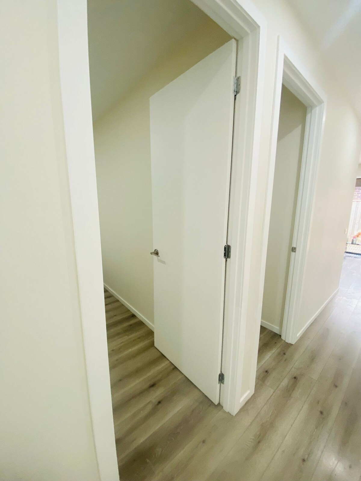 Hallway connecting the bedrooms at Luxe Nest, 33 Maya Avenue
