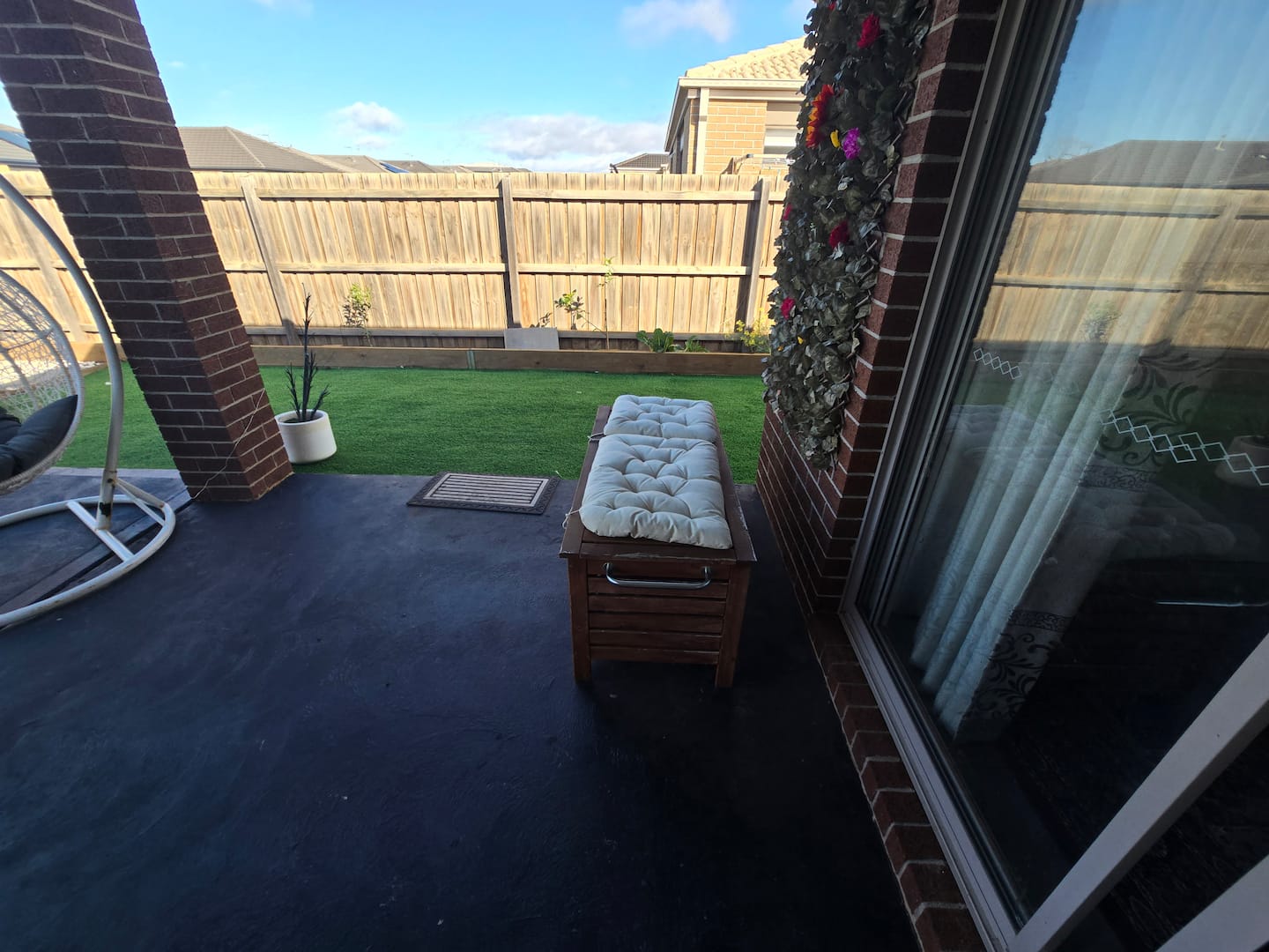 Comfy Nest backyard